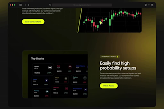 develop best stock market website, stock trading app, stock trading platform cfd