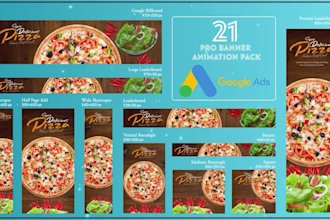 do google web banner, animated GIF banner, HTML5 banner ads