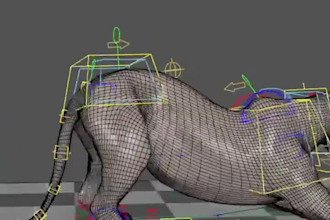 expert 3d rigging of characters, and animals in maya for animation and gaming