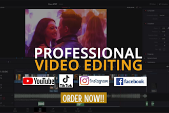 edit german youtube podcast video instagram tiktok facebook reels commercial ads