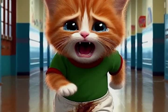 do a viral great ai cat story video for your youtube channel