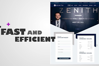 build a dynamic and static responsive website