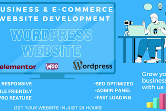 be your professional wordpress website developer