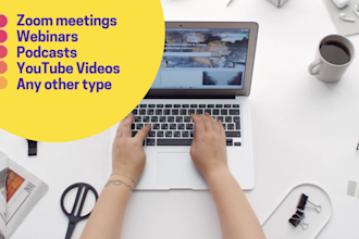 edit your zoom videos, meetings, podcast, webinars