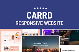 design carrd website redesign carrd website card landing page carrd website