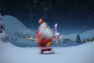 professional christmas intro video festive animation for your brand