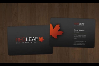 design creative business card and corporate identities