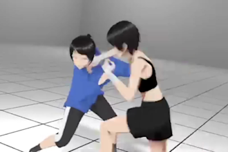 2d anime fighting 2d nsfw animation sfw video 2d anime style, erotic animation