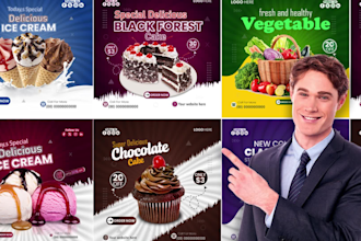 create social media posts or advertising ad design