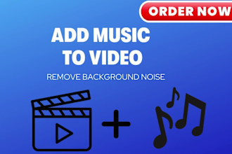 professional background removal and music addition for your videos