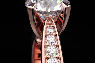 create a 3d jewelry animation of your 3d cad design