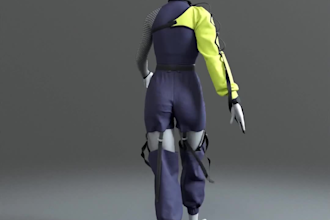 3d clothing, 3d mockup, 3d fashion apparel in clo3d animation video design