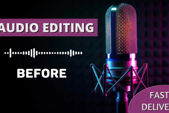 enhance, clean up, edit, fix, repair and restore your audio