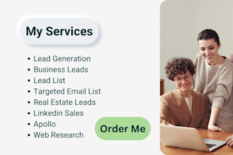 do b2b lead generation, lead list and real estate leads