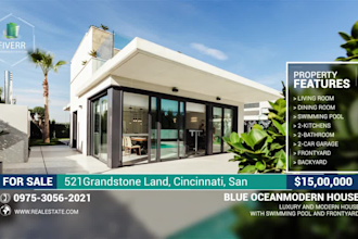 create a real estate listing videos for real estate agents