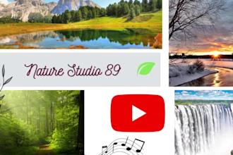 offer relaxing music for you with beautiful nature videos