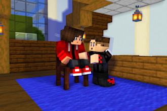 create 3d minecraft animation