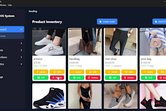 develop a point of sale desktop or web application
