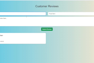 built the frontend web for you