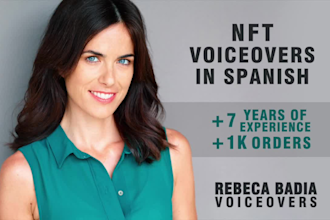 do your nft voiceover in spanish