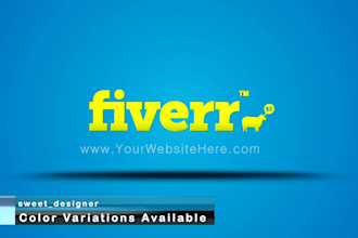 create an elegant intro with your logo done today