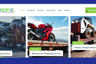 design automotive logistic dispatch car dealer part freight broker uber website