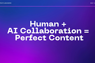write SEO blog articles using ai and human editing