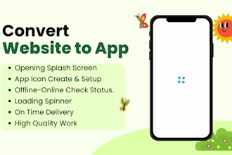 convert website to mobile app