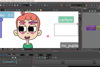 rigg characters for 2d animation in toonboom harmony