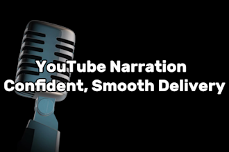 provide a deep, confident male voiceover for youtube or commercial use