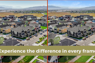 do professionally aerial drone image editing