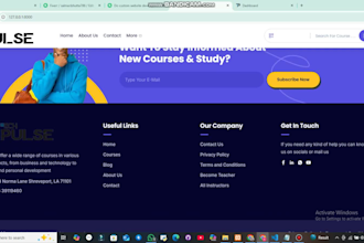 website development as full stack developer PHP laravel developer react js