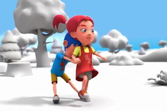 do 3d cartoon animation 3d kids animation 3d cartoon music video 3d animation