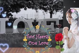 create photo slideshow for wedding, birthday, anniversary, growth of children