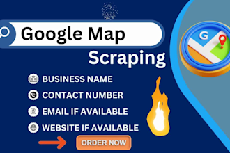 do google map scraping service