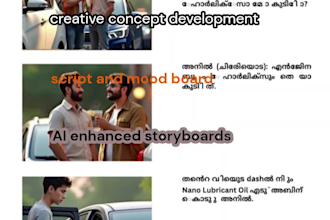 create a complete ad film from concept to final delivery
