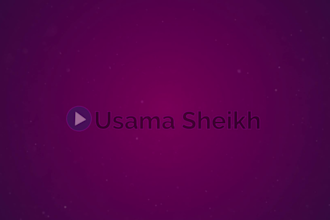 create animated logo, intro and outro for youtube