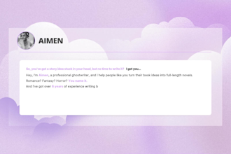 ghostwrite your fiction novel, novella, or ebook in any genre