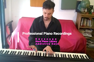 be your piano and keyboard player