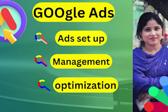 setup audit and manage your google ads adwords PPC campaigns