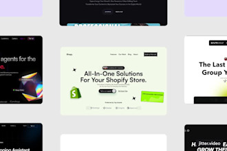 create a conversion focused website for video editing agencies