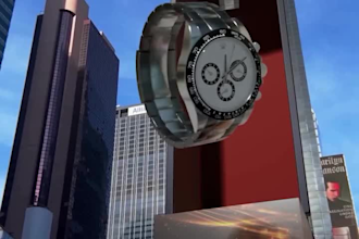 do 3d billboard animation, 3dc anamorphic animation, 3d cgi product animation