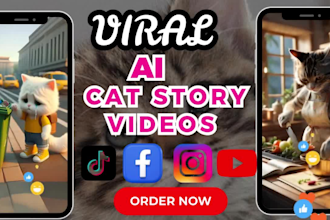 create viral ai cat videos ai cat story ai animal fusion ai shorts ai history