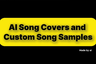 create ai song cover in your voice or a custom song for you