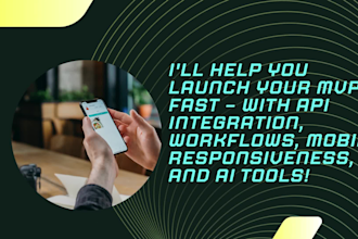 develop your saas, mvp, ai app or website using bubble io