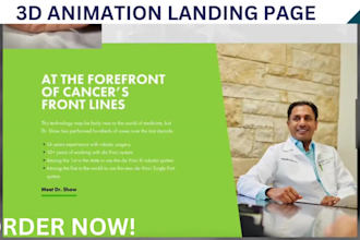 create 3d animated landing page website fix webflow error 3d scroll element 3d