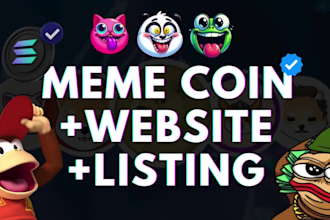 create solana meme coin,solana meme coin website, meme coin logo,list on raydium