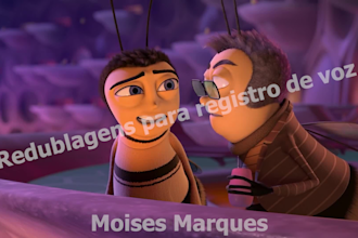 record a brazilian portuguese lip sync dubbing