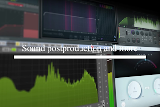 sound edit, mix and master, audio repair