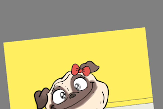 draw a hilariously funny childrens book illustration